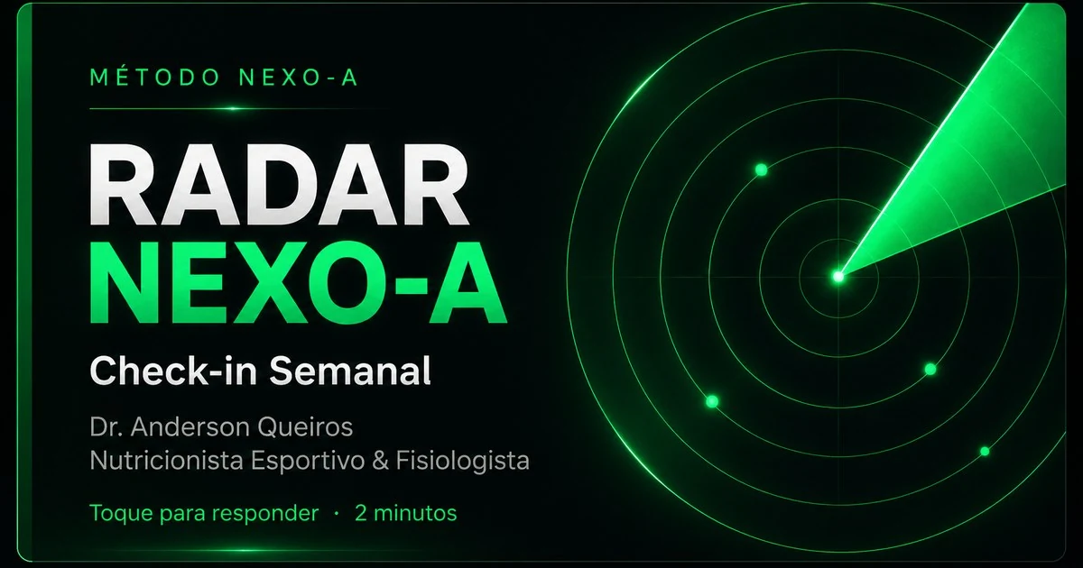 RADAR NEXO-A — check-in semanal